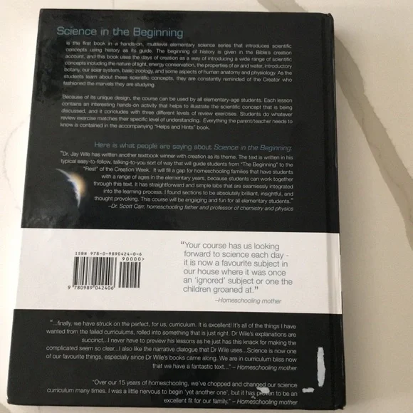 Science in the Beginning By Dr. Jay L. Wile,  homeschool curriculum - Picture 2 of 5